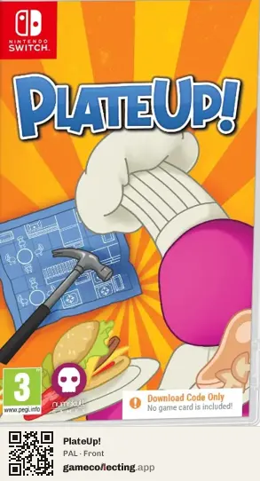 PlateUp! Nintendo Switch, PAL box front