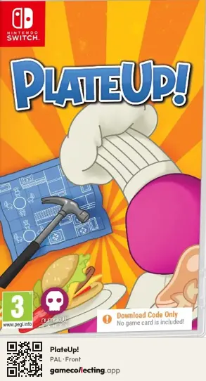 PlateUp! Nintendo Switch, PAL box front
