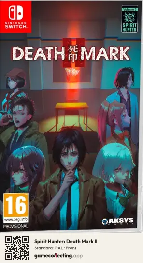 Spirit Hunter: Death Mark II Nintendo Switch, PAL box front