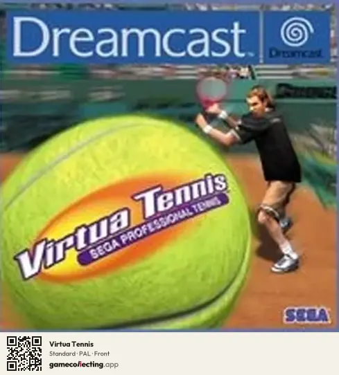 Virtua Tennis Sega Dreamcast, PAL box front