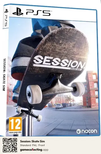 Session: Skate Sim PlayStation 5, PAL box front