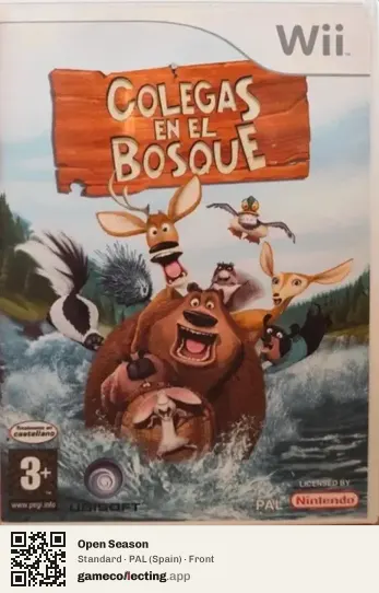 Open Season Nintendo Wii, Spain box front