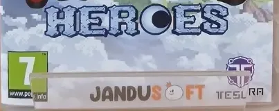Kemono Heroes, the PEGI square on its front