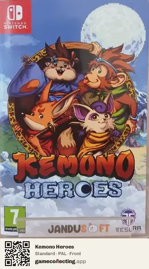 Kemono Heroes Nintendo Switch, PAL box front