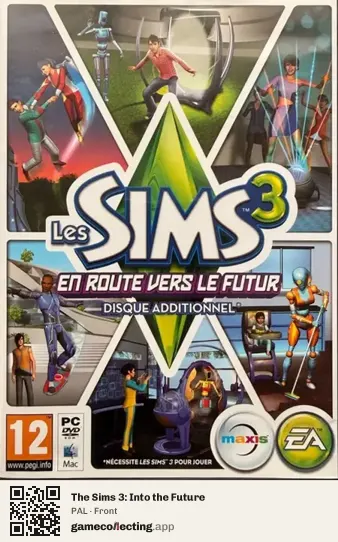 The Sims 3: Into the Future Computer, PAL box front
