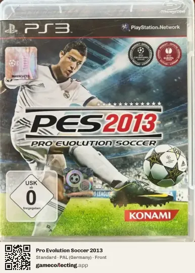 Pro Evolution Soccer 2013 PlayStation 3, Germany box front