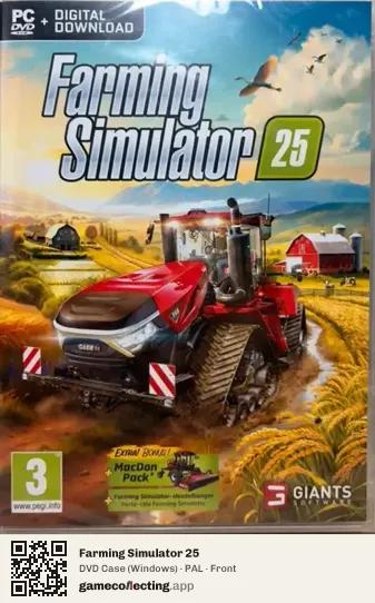 Farming Simulator 25 Computer, PAL box front