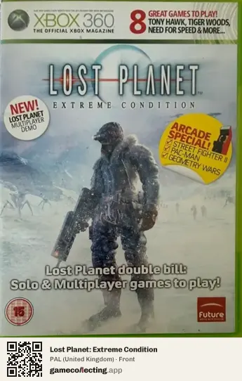 Lost Planet: Extreme Condition Xbox 360, United Kingdom box front