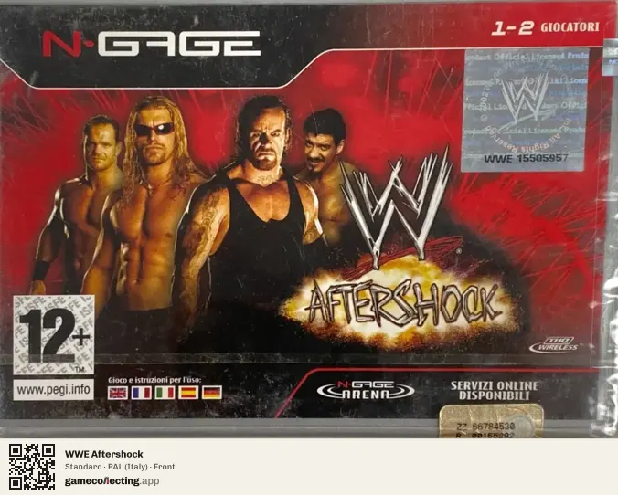 WWE Aftershock Nokia N-Gage, Italy box front