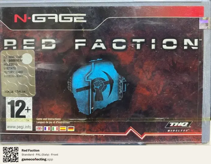 Red Faction Nokia N-Gage, Italy box front