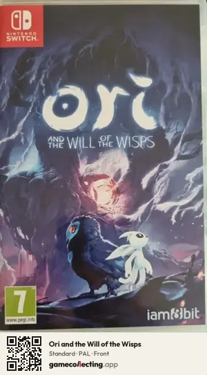 Ori and the Will of the Wisps Nintendo Switch, PAL box front