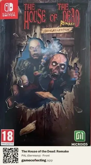 The House of the Dead: Remake Nintendo Switch, Germany box front