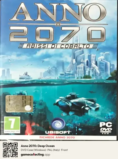 Anno 2070: Deep Ocean Computer, Italy box front