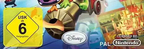 Disney Universe, the USK square on its front