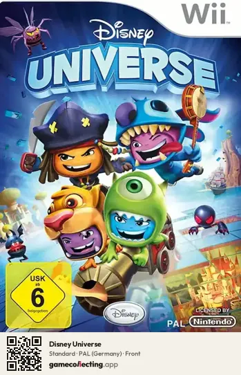Disney Universe Nintendo Wii, Germany box front