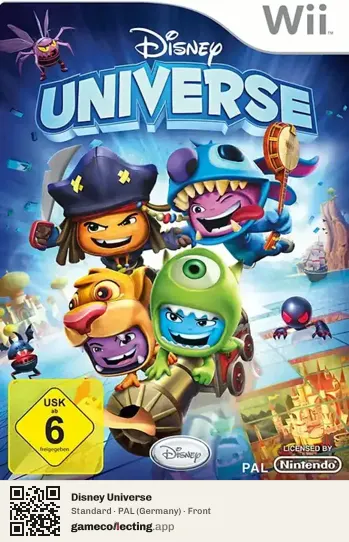 Disney Universe Nintendo Wii, Germany box front