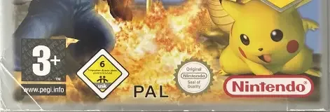 Super Smash Bros. Melee, the USK square on its front
