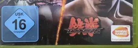 Tekken Tag Tournament 2, the USK square on its front