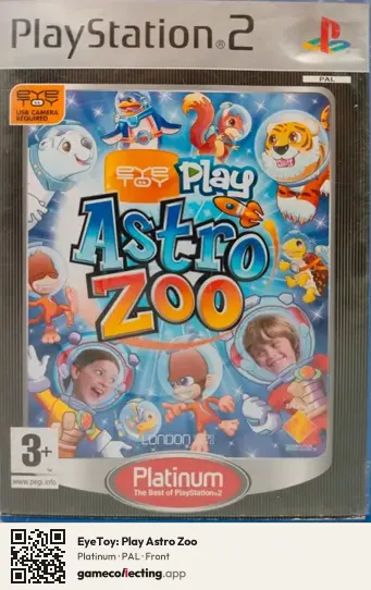 EyeToy: Play Astro Zoo PlayStation 2, PAL box front