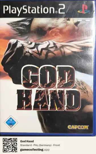 God Hand PlayStation 2, Germany box front