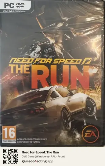 Need for Speed: The Run Computer, PAL box front