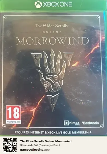 The Elder Scrolls Online: Morrowind Xbox One, Germany box front