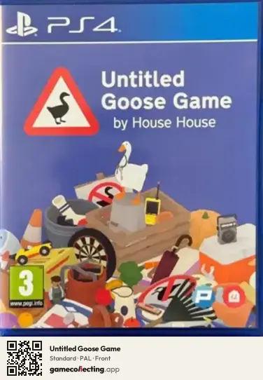 Untitled Goose Game PlayStation 4, PAL box front