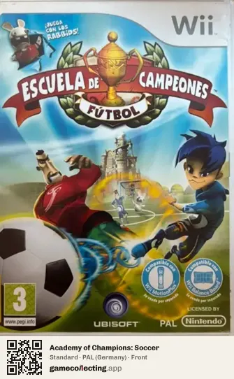 Academy of Champions: Soccer Nintendo Wii, Germany box front