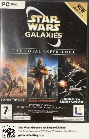 Star Wars Galaxies: An Empire Divided Computer, United Kingdom box front