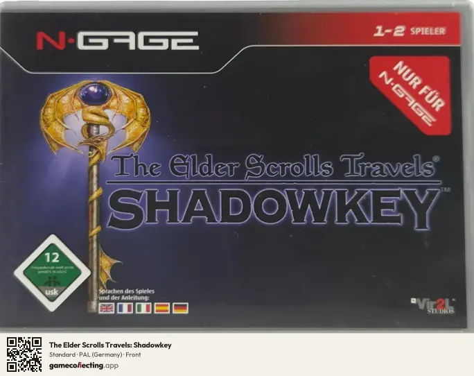 The Elder Scrolls Travels: Shadowkey Nokia N-Gage, Germany box front