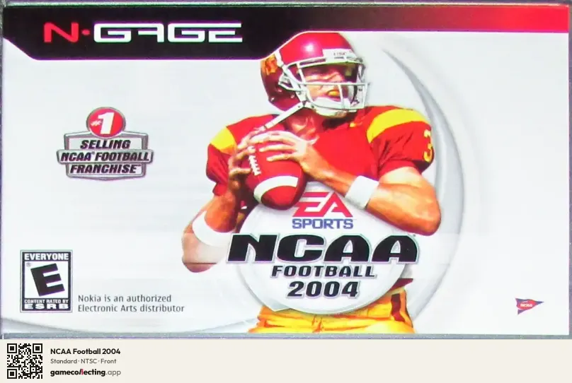 NCAA Football 2004 Nokia N-Gage, NTSC box front