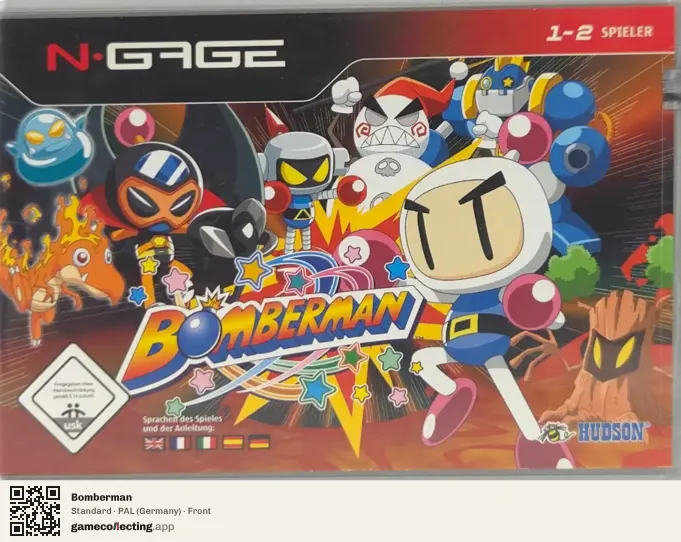Bomberman Nokia N-Gage, Germany box front