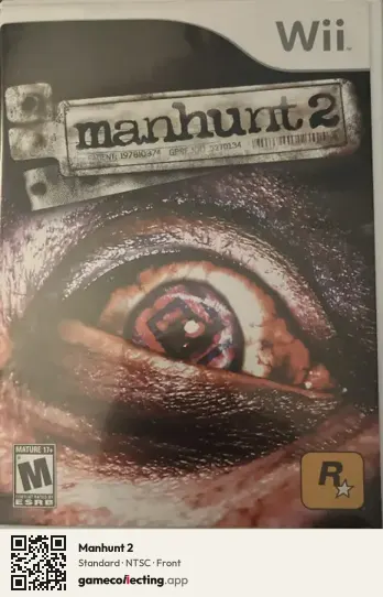 Manhunt 2 Nintendo Wii, NTSC box front