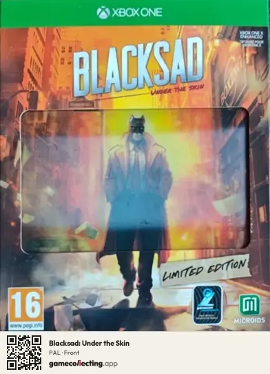 Blacksad: Under the Skin Xbox One, PAL box front