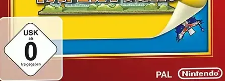Super Paper Mario, the USK square on its front