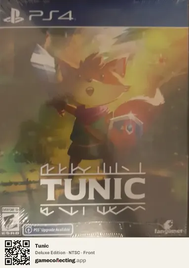 Tunic PlayStation 4, NTSC box front