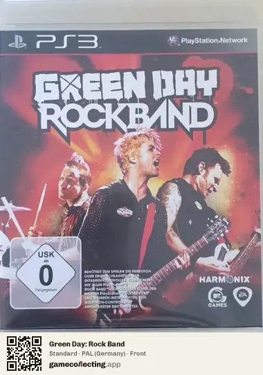 Green Day: Rock Band PlayStation 3, Germany box front