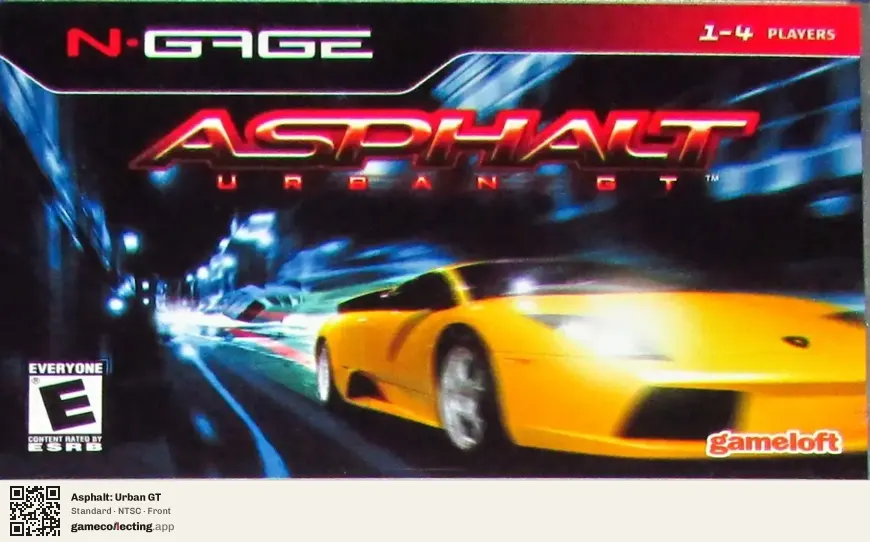 Asphalt: Urban GT Nokia N-Gage, NTSC box front