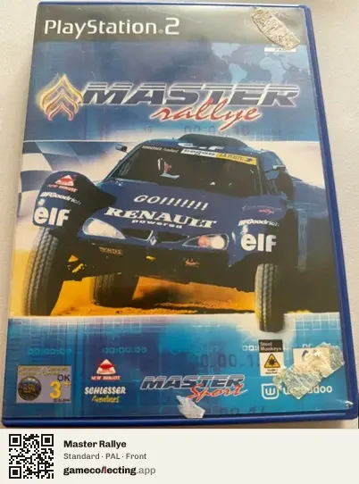 Master Rallye PlayStation 2, PAL box front