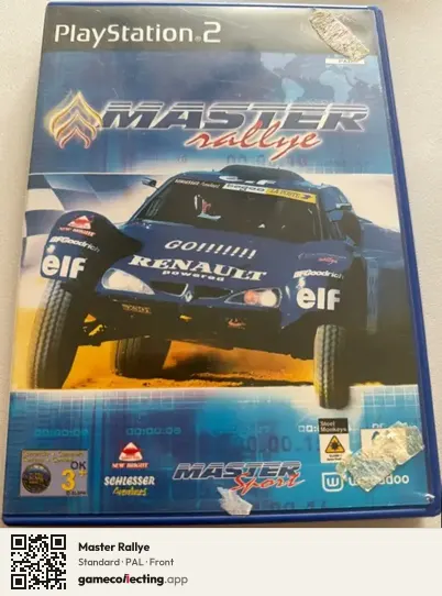 Master Rallye PlayStation 2, PAL box front