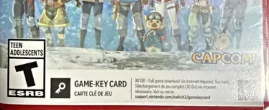Monster Hunter Stories 3: Twisted Reflection, the ESRB box on its front