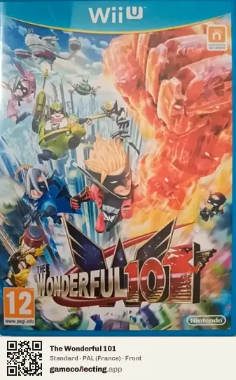 The Wonderful 101 Nintendo Wii U, France box front
