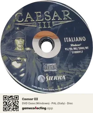 Caesar III Computer, PAL disc