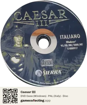 Caesar III Computer, PAL disc