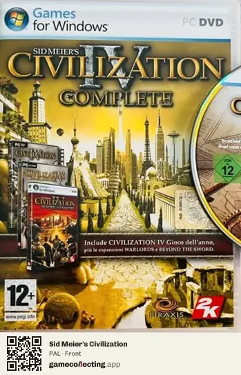 Sid Meier's Civilization Computer, PAL box front