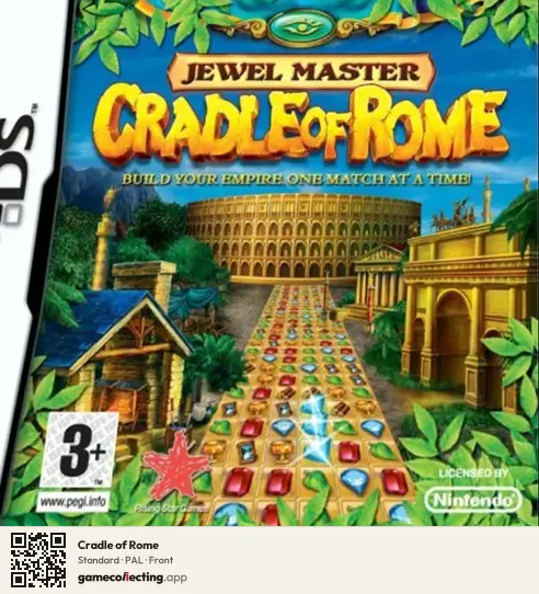 Cradle of Rome Nintendo DS, PAL box front