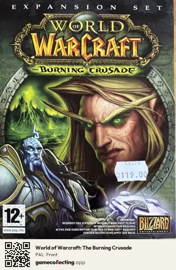 World of Warcraft: The Burning Crusade Computer, PAL box front