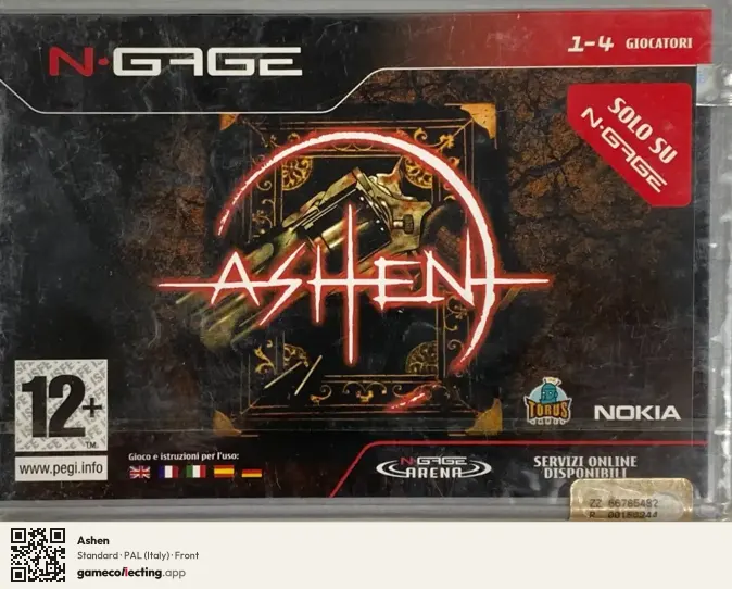 Ashen Nokia N-Gage, Italy box front