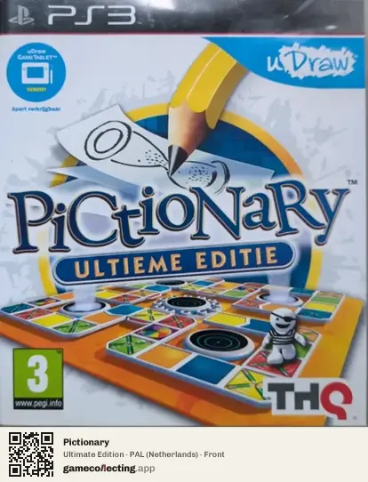Pictionary PlayStation 3, Netherlands box front