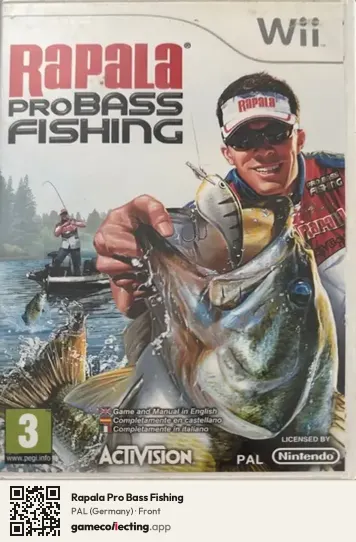 Rapala Pro Bass Fishing Nintendo Wii, Germany box front